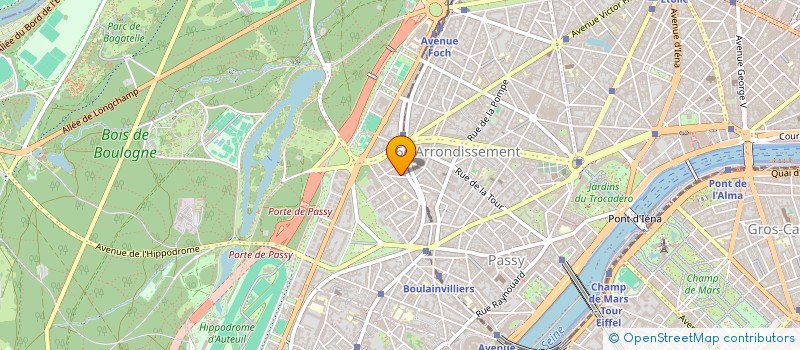 localisation de l'entreprise SCI RUES MEUDON ET VIADUC à PARIS