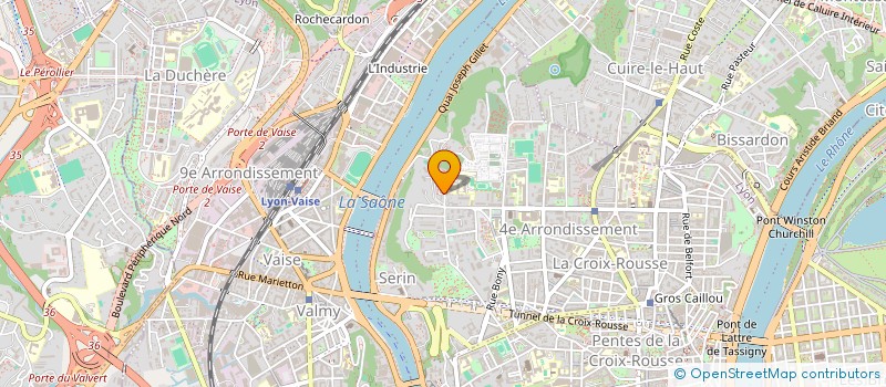 localisation de l'entreprise SCI RUF-GADEN  LYON