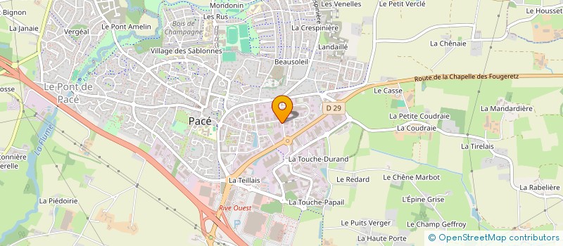 localisation de l'entreprise SCI RUFF'IMMO  PACE