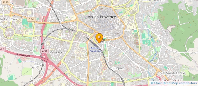 localisation de l'entreprise SCI RUFFI CHANTERAC à AIX-EN-PROVENCE
