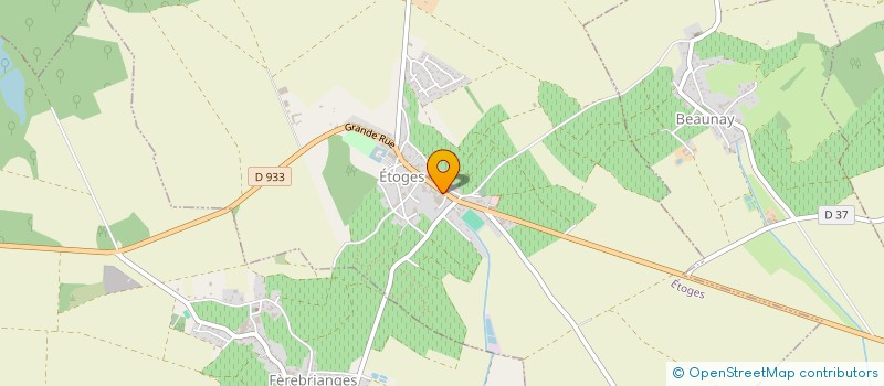 localisation de l'entreprise SCI RUFFIN - LENOIR  ETOGES