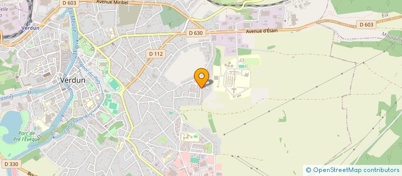 localisation de l'entreprise SCI RUFFY à VERDUN