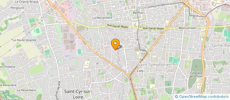 localisation de l'entreprise SCI RUFIN IMMOBILIER  SAINT-CYR-SUR-LOIRE