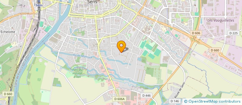 localisation de l'entreprise SCI RUGE à SENS
