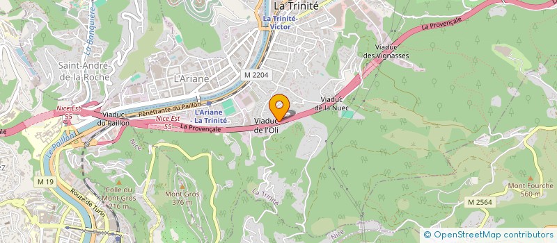 localisation de l'entreprise SCI RUGGERO à LA TRINITE