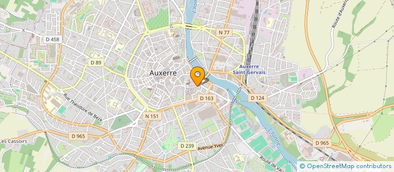 localisation de l'entreprise SCI RUGNY à AUXERRE