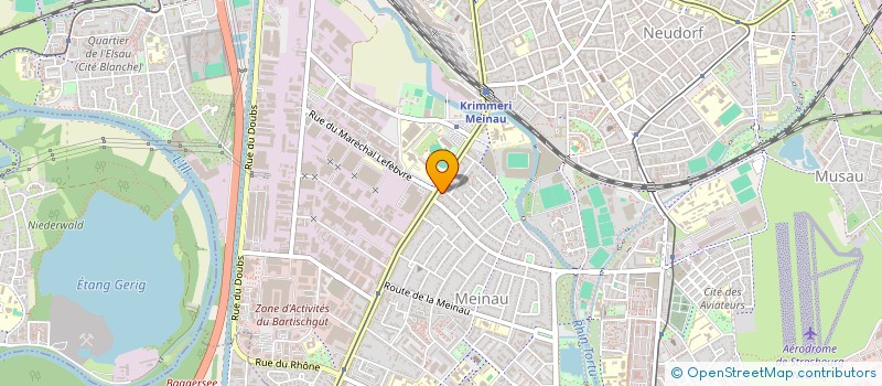 localisation de l'entreprise SCI RUHL  STRASBOURG