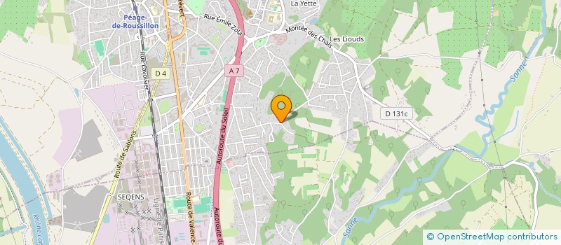 localisation de l'entreprise SCI RUI  ROUSSILLON