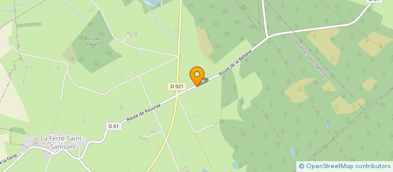 localisation de l'entreprise SCI RUISSEAU DE BETHUNE  SAUMONT-LA-POTERIE