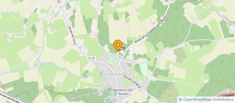 localisation de l'entreprise SCI RUISSEAU SAINT MARTIN  LOMBRON