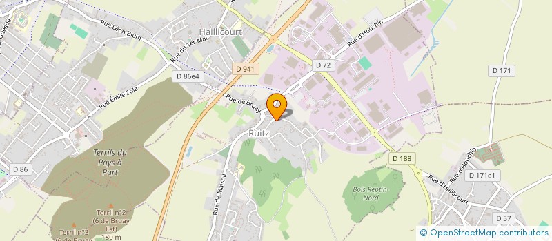 localisation de l'entreprise SCI RUITZ  RUITZ