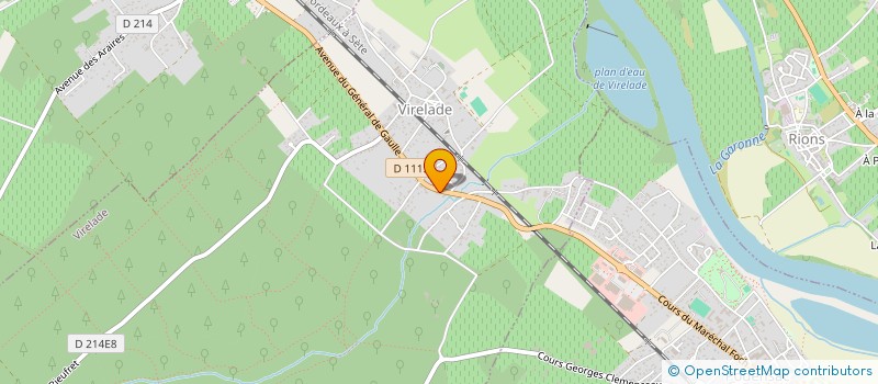 localisation de l'entreprise SCI RUIZ VEYSSIER  VIRELADE