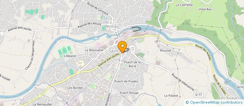 localisation de l'entreprise SCI RUL  SAINT-JUERY