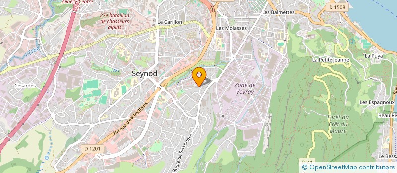 localisation de l'entreprise SCI RULOU  ANNECY