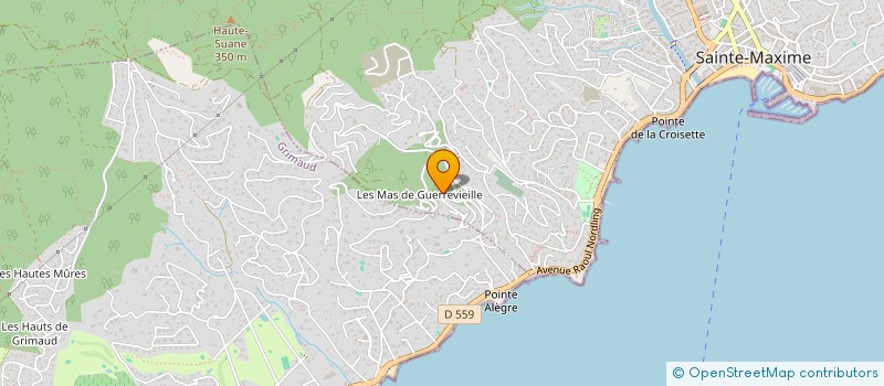 localisation de l'entreprise SCI RUMA à SAINTE-MAXIME
