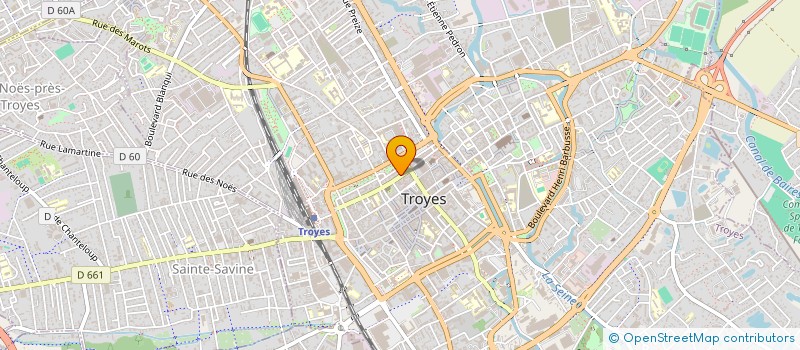 localisation de l'entreprise SCI RUMAH à TROYES