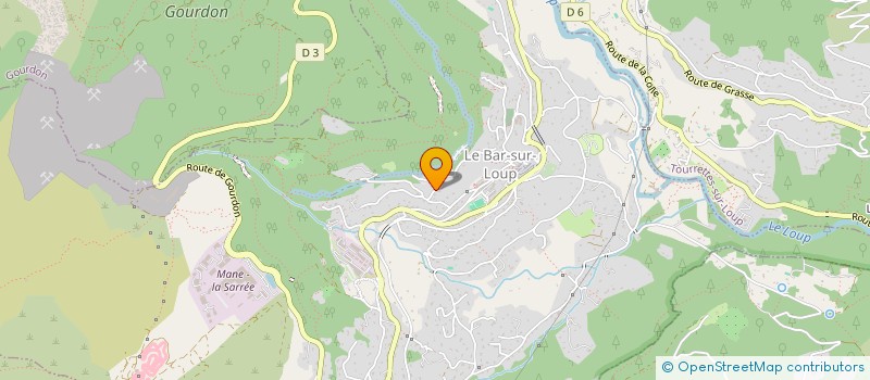 localisation de l'entreprise SCI RUMAH JAYA à LE BAR-SUR-LOUP