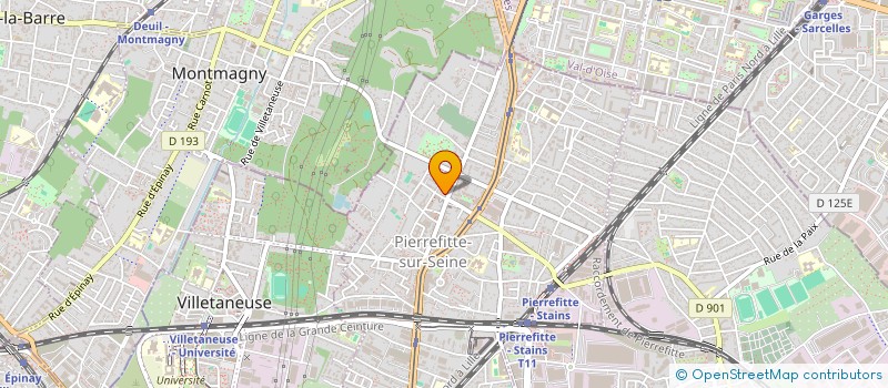 localisation de l'entreprise SCI RUMENI-LOPES à PIERREFITTE-SUR-SEINE
