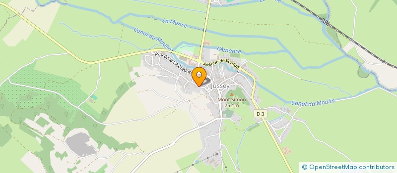 localisation de l'entreprise SCI RUMMELE  JUSSEY