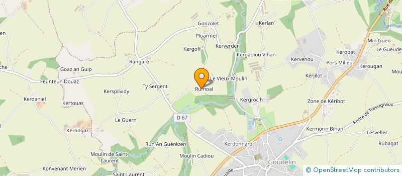 localisation de l'entreprise SCI RUMOAL  GOUDELIN