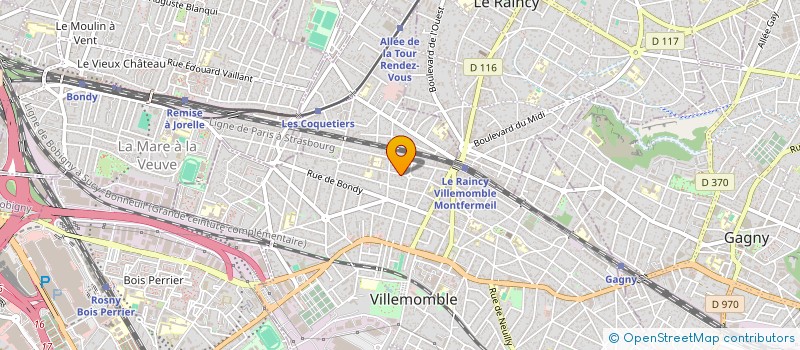 localisation de l'entreprise SCI RUMPLES à VILLEMOMBLE