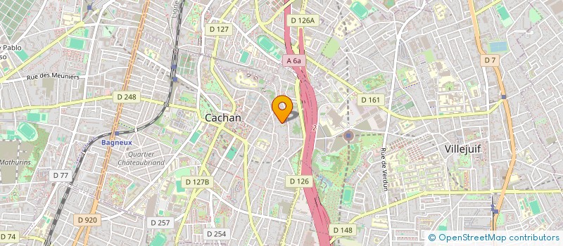 localisation de l'entreprise SCI RUNGIS PIERRE  CACHAN