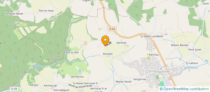 localisation de l'entreprise SCI RUNLOCK  LOCRONAN