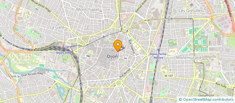 localisation de l'entreprise SCI RUPELLA  DIJON