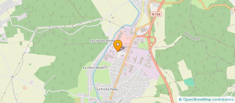 localisation de l'entreprise SCI RUPELLA à GRAVIGNY