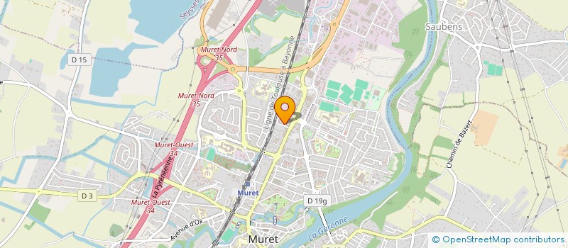 localisation de l'entreprise SCI RUPER  MURET