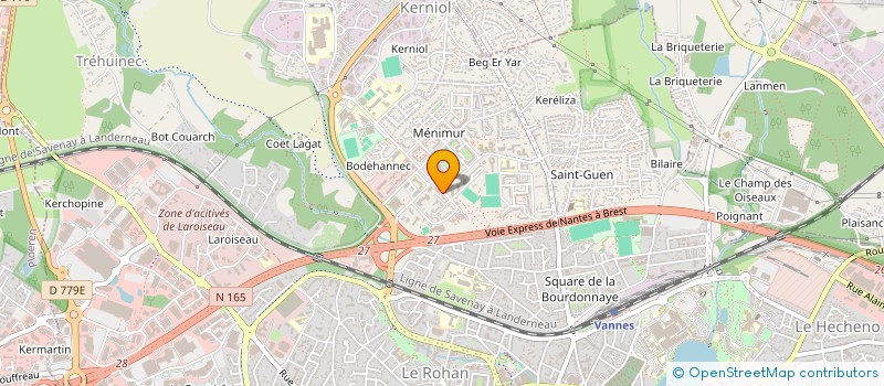 localisation de l'entreprise SCI RUPHUS à VANNES