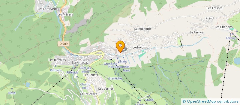 localisation de l'entreprise SCI RUPHY-FERRE à LA CLUSAZ