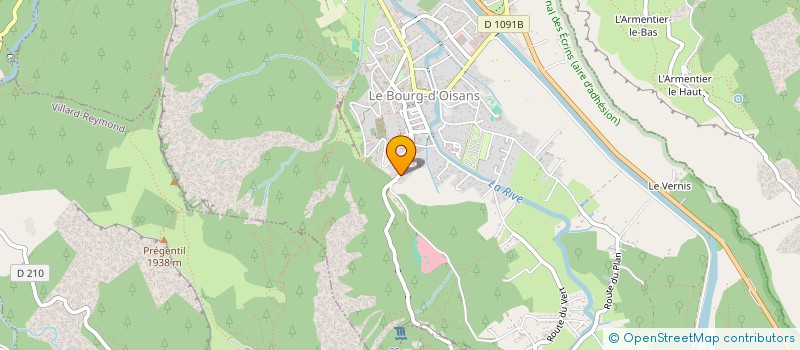 localisation de l'entreprise SCI RUPICAPRA  LE BOURG-D'OISANS