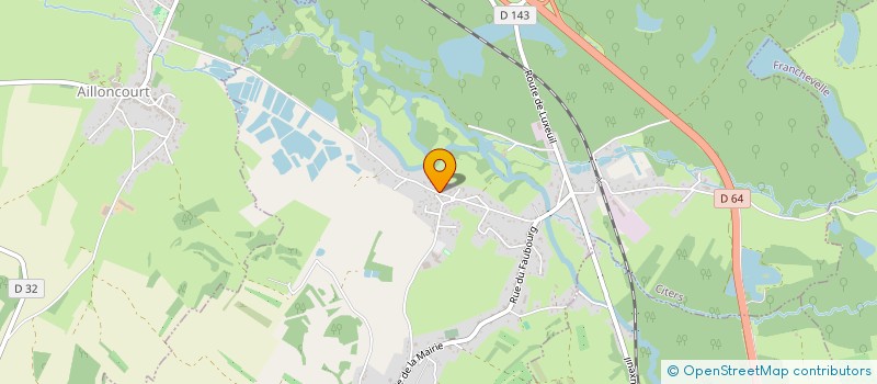 localisation de l'entreprise SCI RUPIERES  CITERS