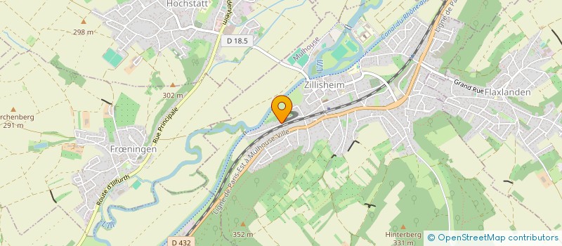 localisation de l'entreprise SCI RUSCH  ILLFURTH