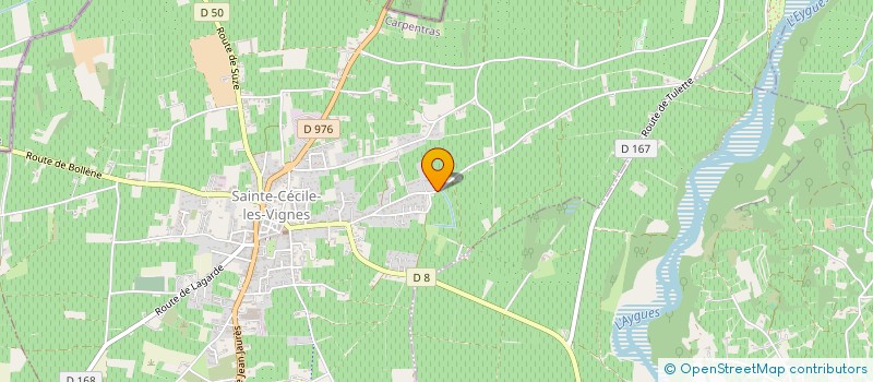 localisation de l'entreprise SCI RUSSAN  SAINTE-CECILE-LES-VIGNES