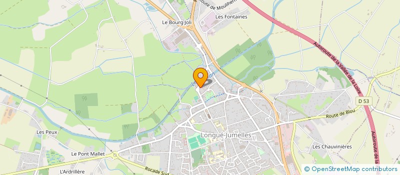 localisation de l'entreprise SCI RUSSEIL  LONGUE-JUMELLES