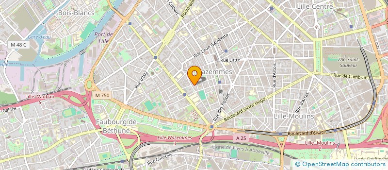 localisation de l'entreprise SCI RUSSEL SQUARE à LILLE