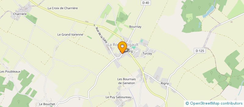 localisation de l'entreprise SCI RUSSELL  LA ROCHE-RIGAULT