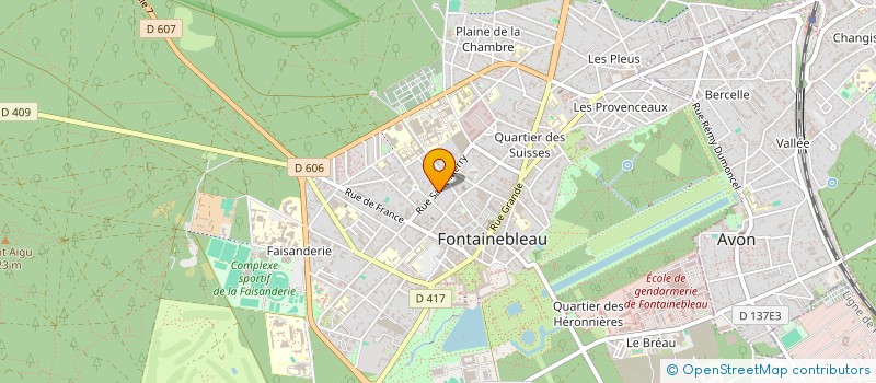 localisation de l'entreprise SCI RUSSELS  FONTAINEBLEAU