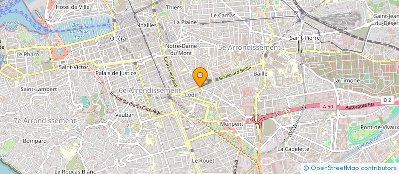 localisation de l'entreprise SCI RUSSO à MARSEILLE