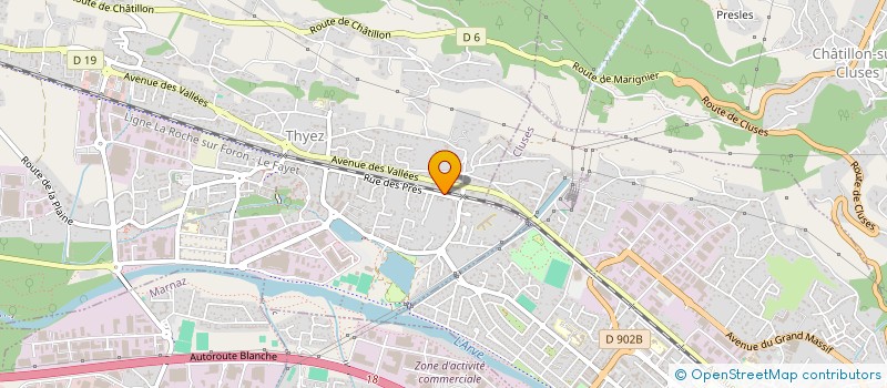 localisation de l'entreprise SCI RUSSO SANTO ET FILS  THYEZ