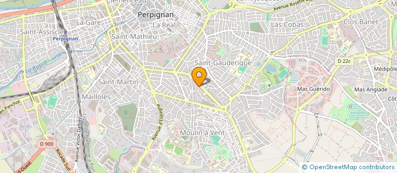 localisation de l'entreprise SCI RUST  PERPIGNAN