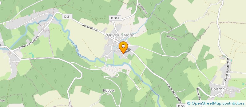 localisation de l'entreprise SCI RUSTICA  ORLY-SUR-MORIN