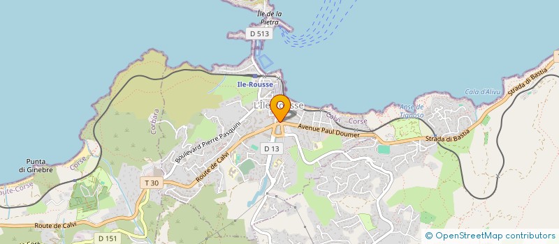 localisation de l'entreprise SCI RUSTINU à BORGO