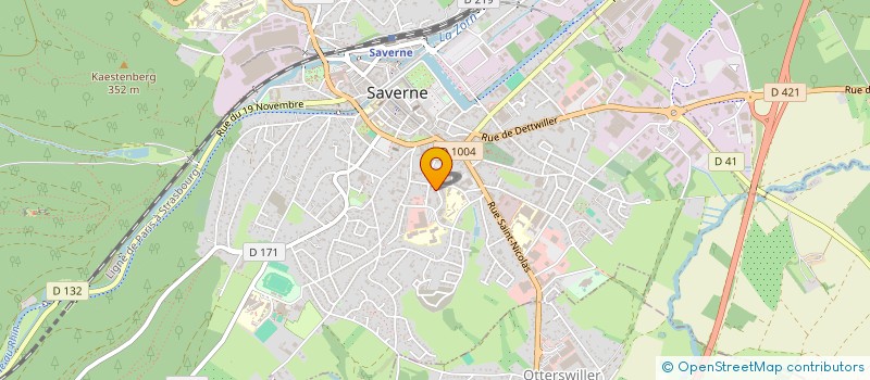 localisation de l'entreprise SCI RUTH  SAVERNE