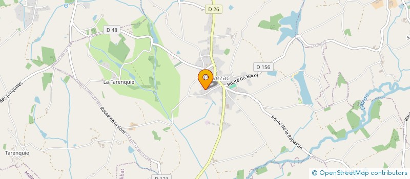 localisation de l'entreprise SCI RUTHENE D4J  PRIVEZAC