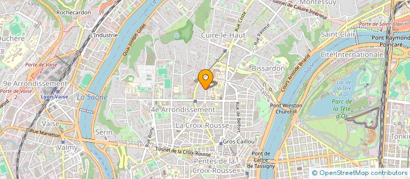 localisation de l'entreprise SCI RUTY  LYON