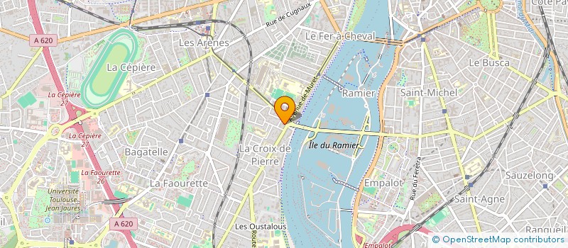 localisation de l'entreprise SCI RUVI à TOULOUSE