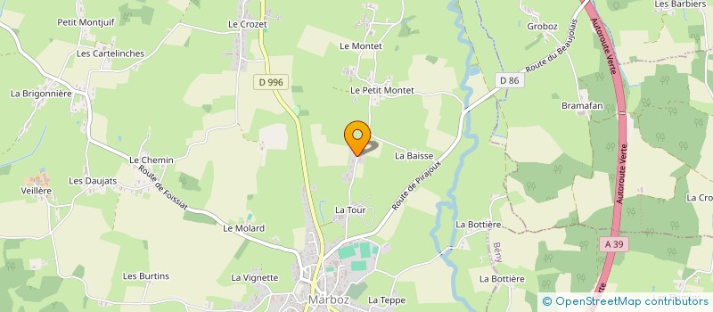 localisation de l'entreprise SCI RUZAFA RLN  MARBOZ